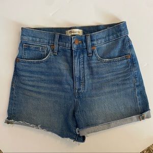 Madewell High-Rise Denim Shorts Sz 26